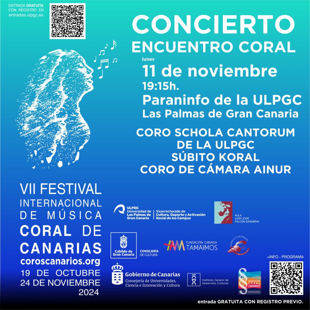 Concierto dentro del Festival Internacional de Música Coral de Canarias